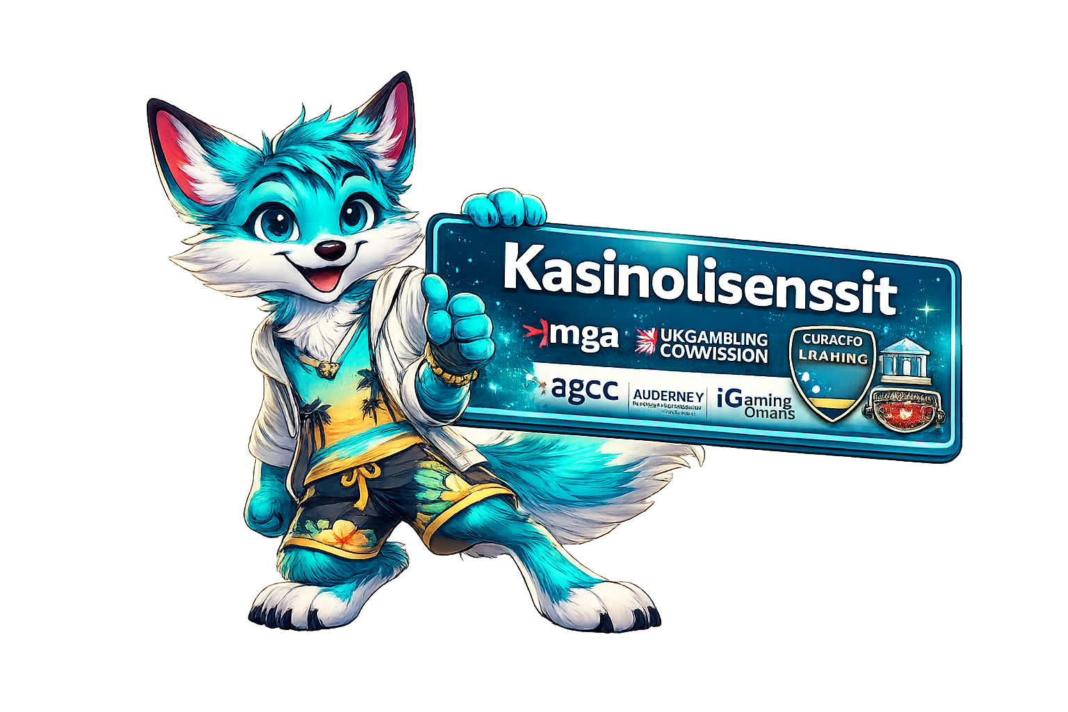 Kasinobonari maskotti kasinolisenssit