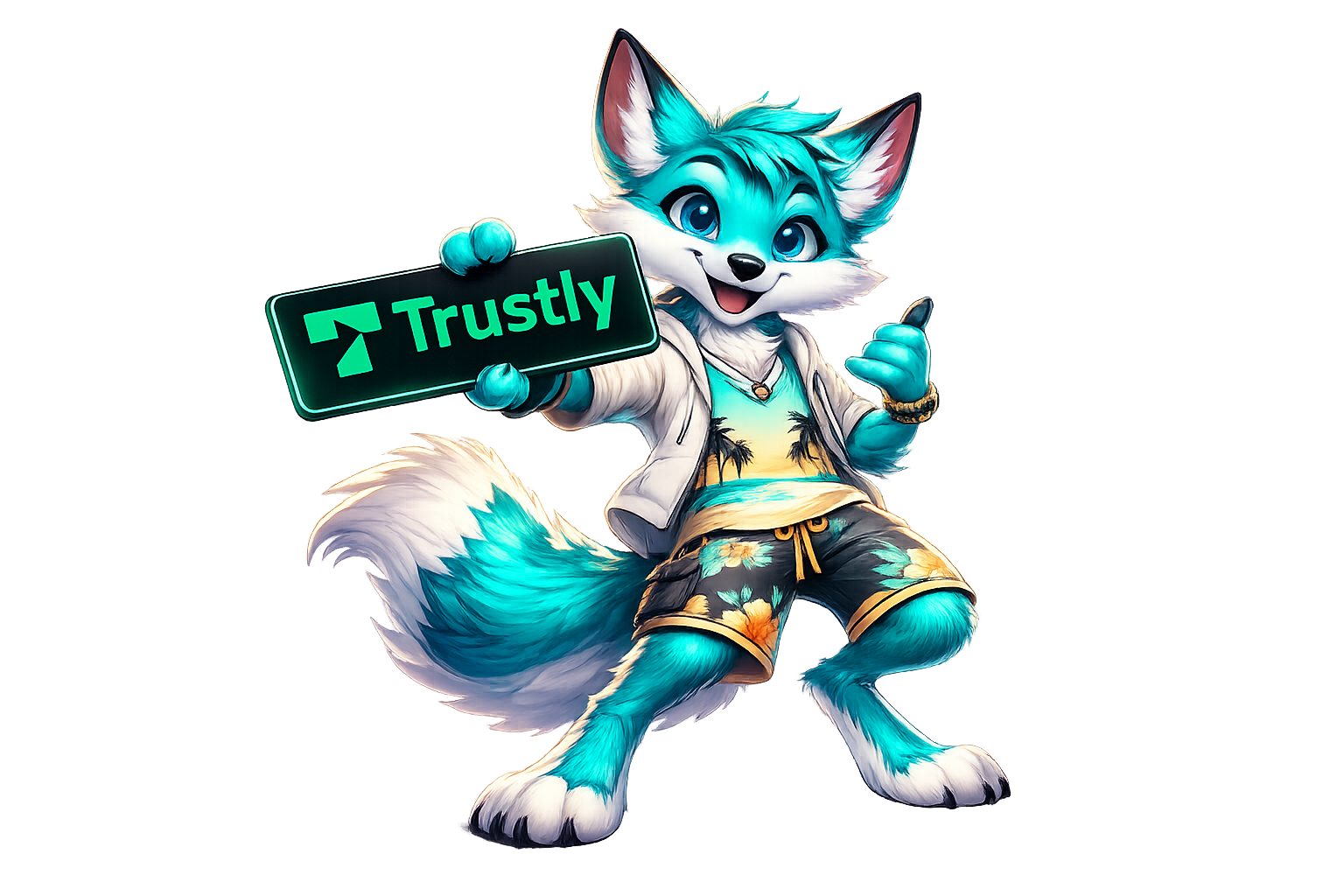 Kasinobonari Trustly-maskotti